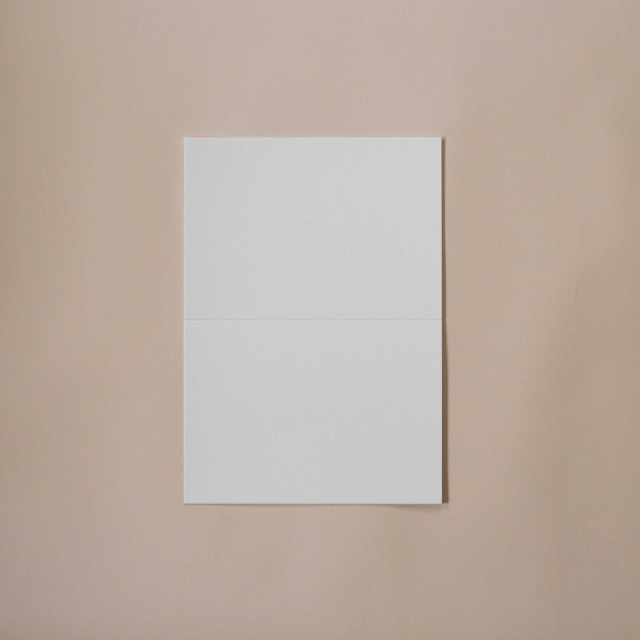 Plain Greeting Cards Set Soft White London Letters