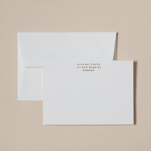 Load image into Gallery viewer, London Letters - Signature Style Personalised Stationery - Notecard Set