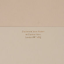Load image into Gallery viewer, London Letters Signature Personalised Stationery A6