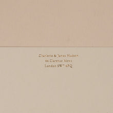 Load image into Gallery viewer, London Letters Signature Personalised Stationery A6