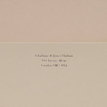 Load image into Gallery viewer, London Letters Signature Personalised Stationery A6