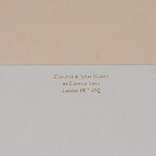 Load image into Gallery viewer, London Letters Signature Personalised Stationery A6