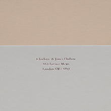 Load image into Gallery viewer, London Letters Signature Personalised Stationery A6