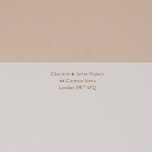 Load image into Gallery viewer, London Letters Signature Personalised Stationery A6