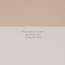 Load image into Gallery viewer, London Letters Signature Personalised Stationery A6