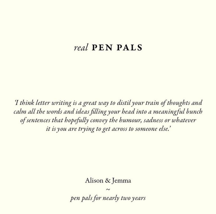 real Pen Pals – Alison & Jemma