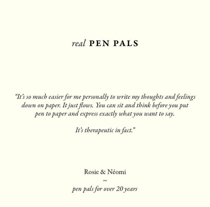 real Pen Pals - Rosie & Néomi