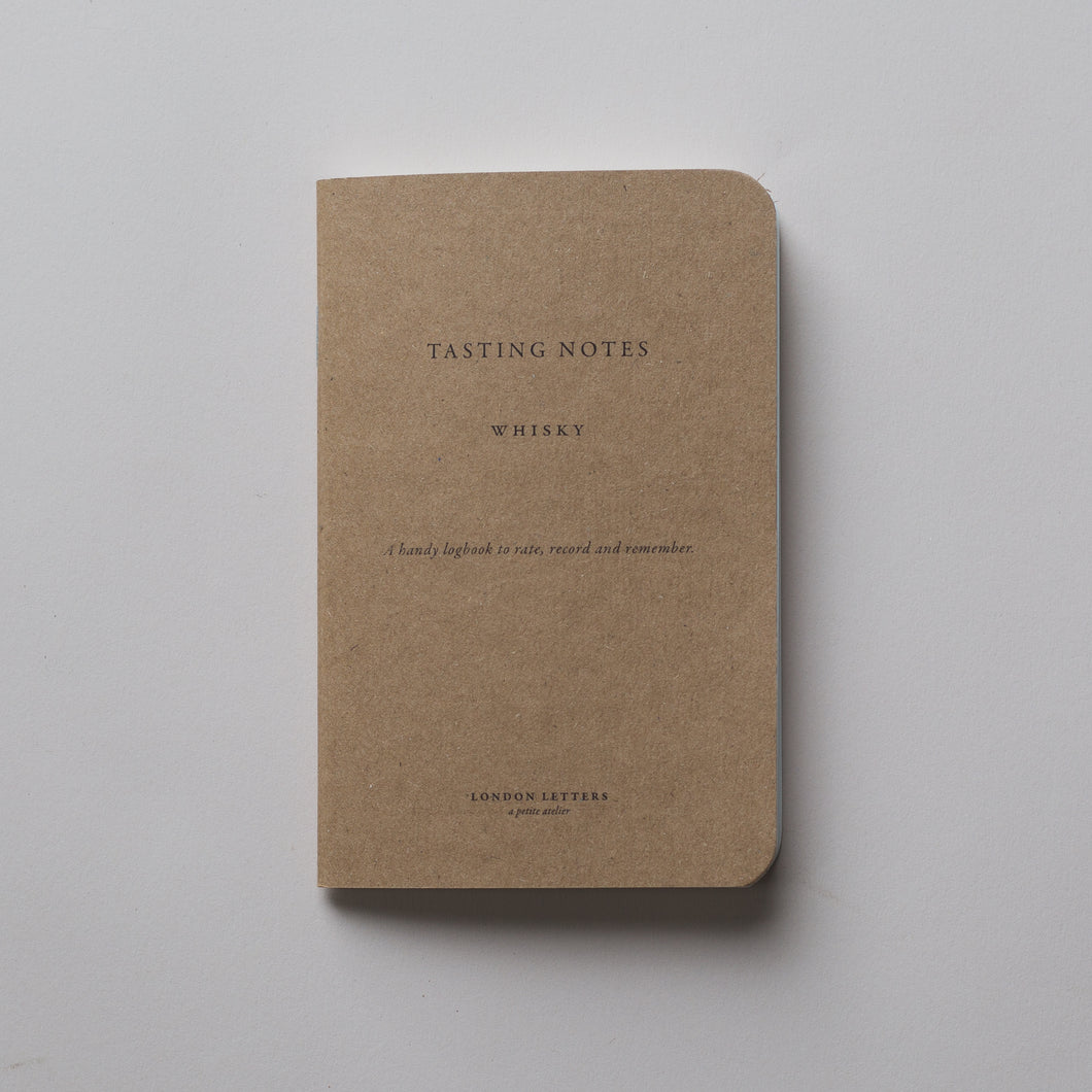 London Letters - Tasting Notes - Whisky - Whisky notebook distillery flavours notebook