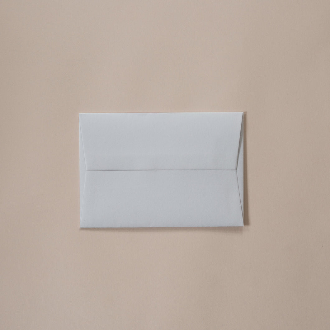 London Letters plain envelopes set in cool grey