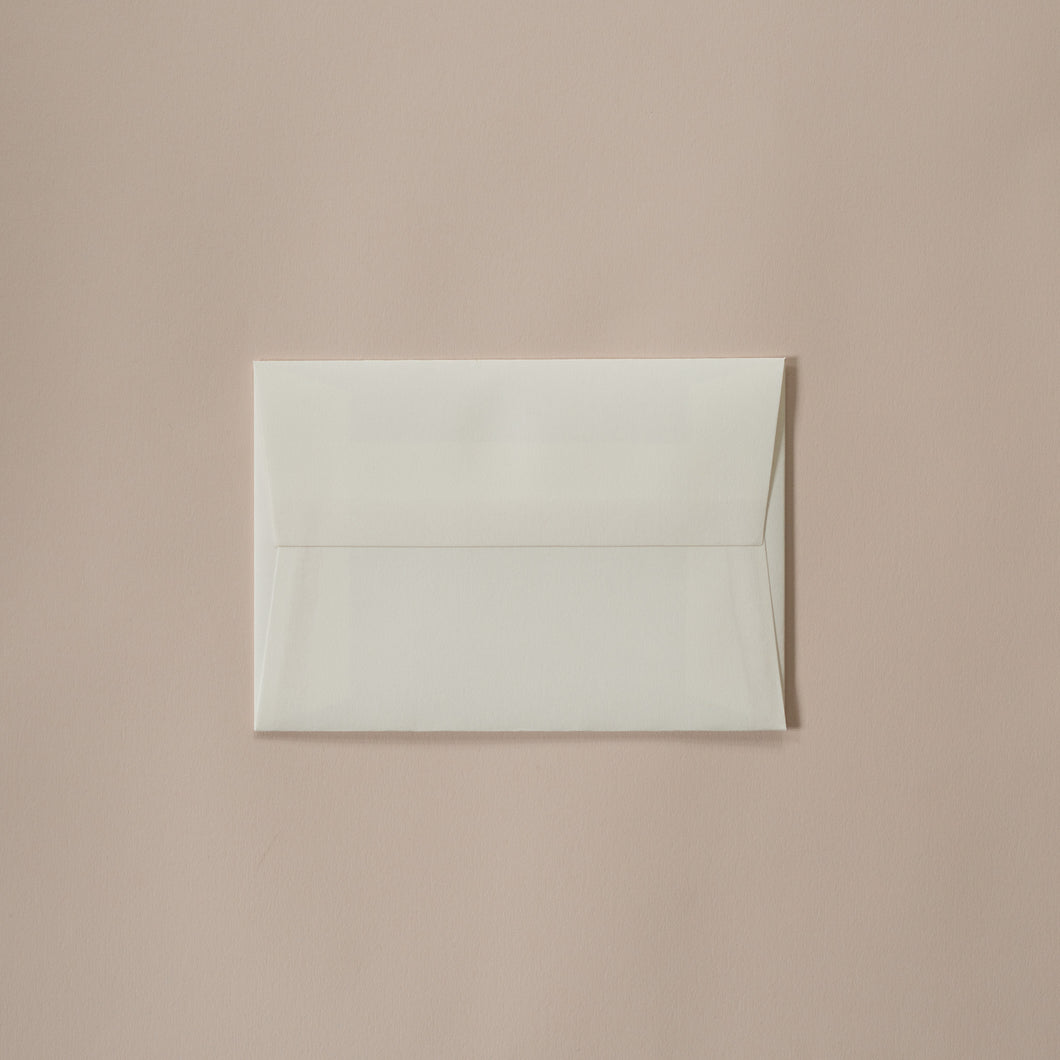 London Letters plain envelopes set in blush pink