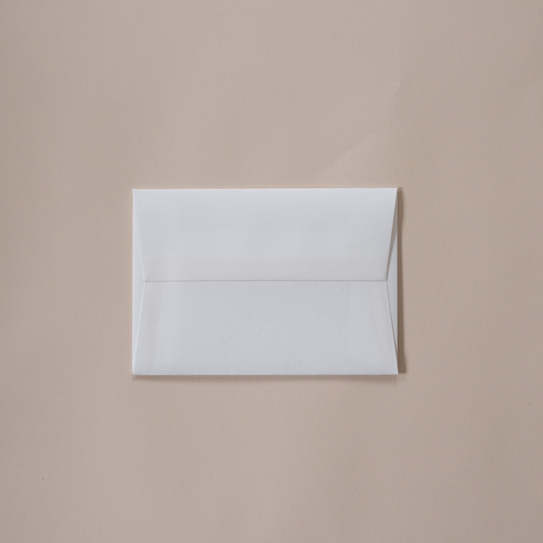London Letters plain envelopes set in soft white