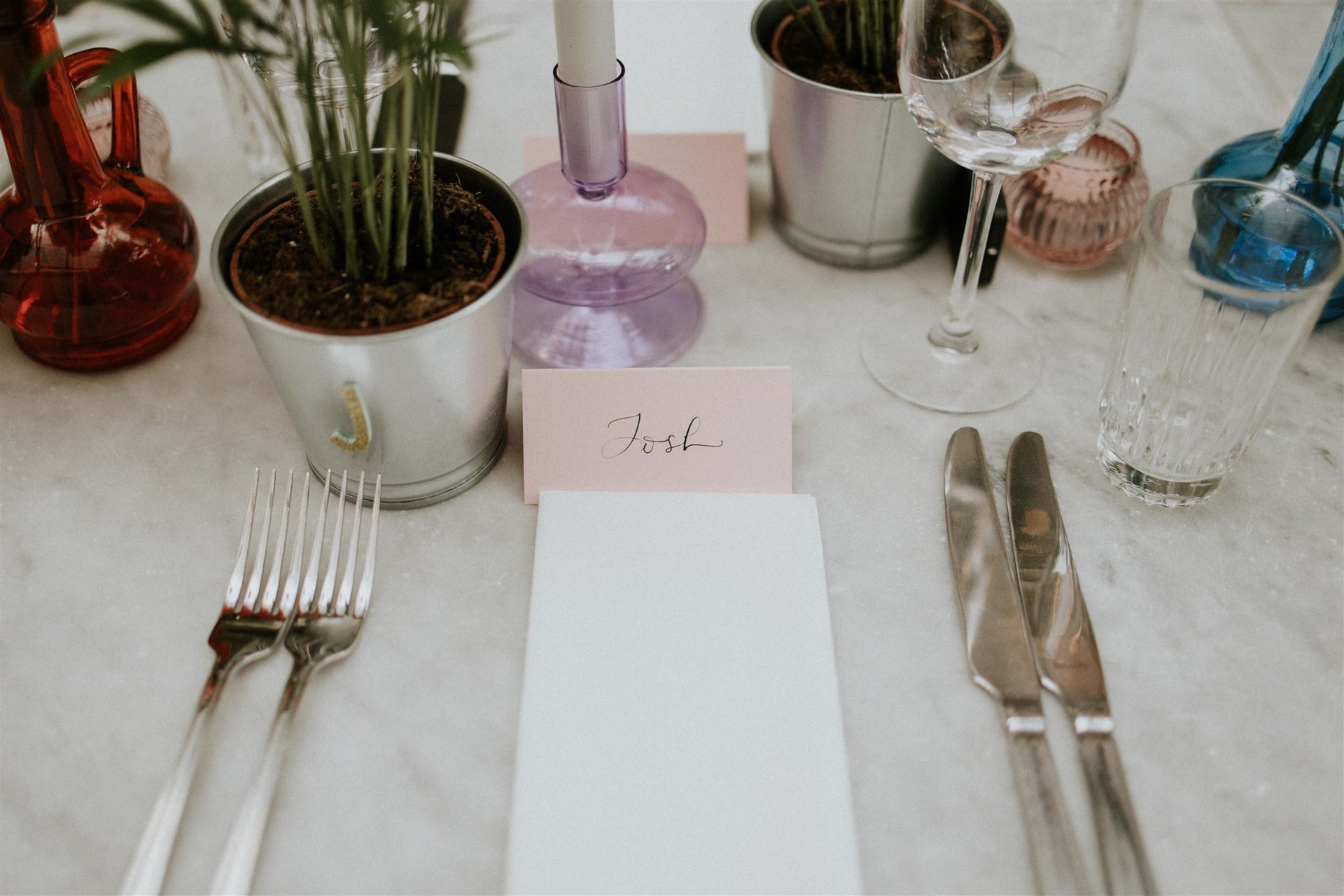 Joanna Nicole Photography for Jack & Josh's wedding - Calligraphy by London Letters