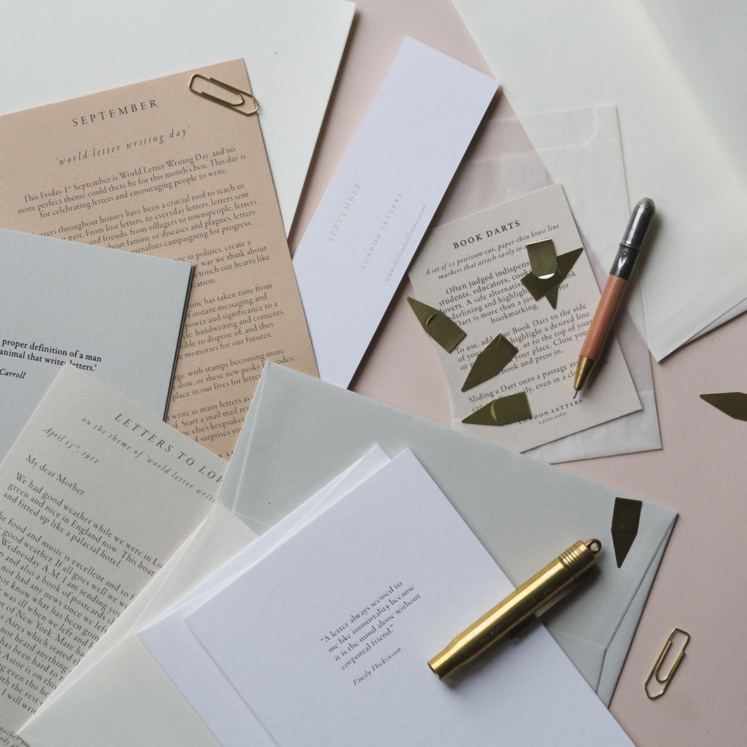 London Letters paper post monthly stationery subscription box UK stationery subscriptions best stationery subscriptions