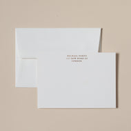 London Letters - Signature Style Personalised Stationery - Notecard Set