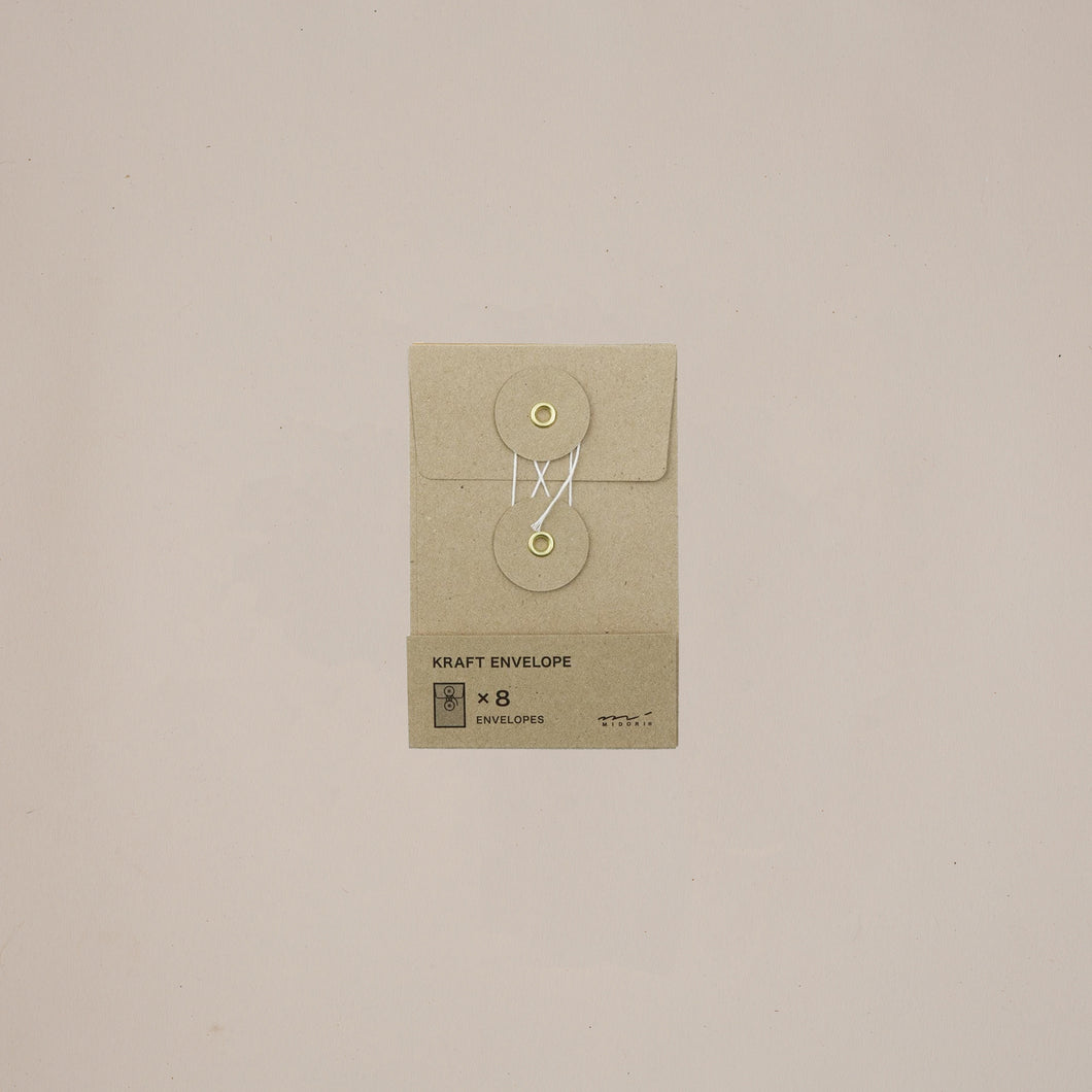 TRC Midori String & Washer C7 envelope kraft