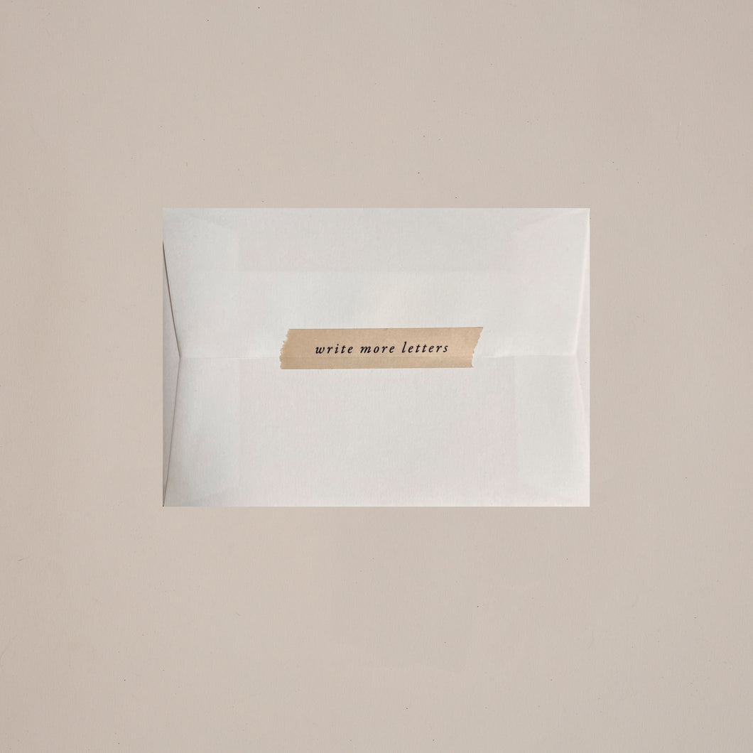 London Letters Washi Tape - write more letters