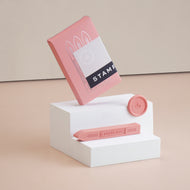 London Letters blush pink sealing wax from Stamptitude
