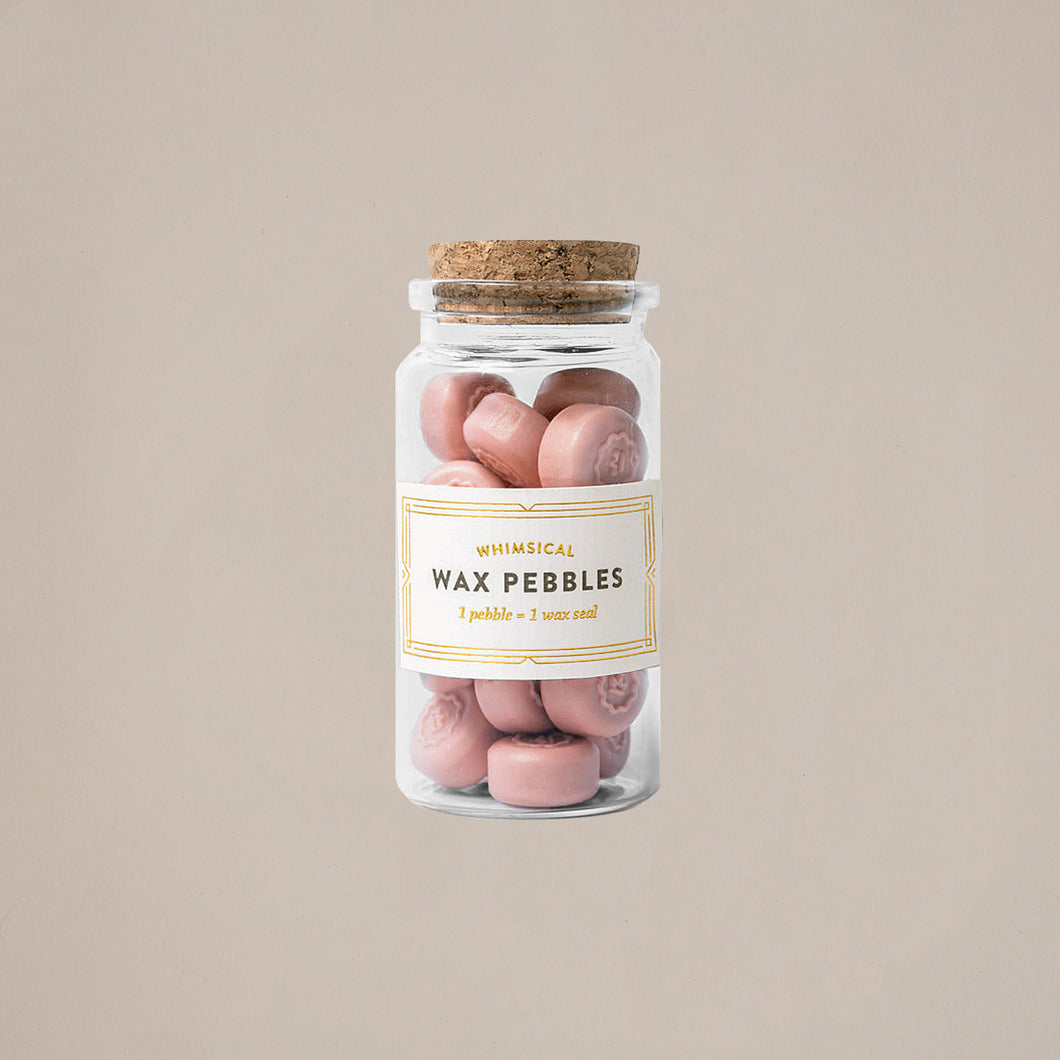 London Letters blush pink wax pebbles from Stamptitude