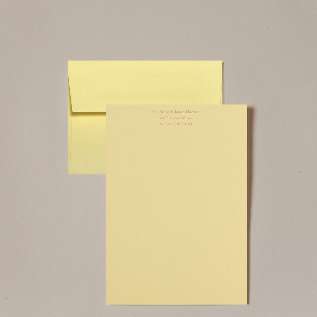 London Letters 'The Seasons' personalise stationery spring capsule - monogrammed classic and from the desk of stationery sets with a header of your choice bespoke luxury