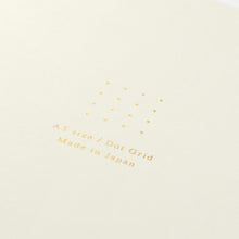 Load image into Gallery viewer, London Letters - Midori A5 grid notebook in ivory white  Edit alt text
