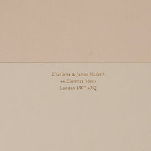 Load image into Gallery viewer, London Letters Signature Personalised Stationery A6
