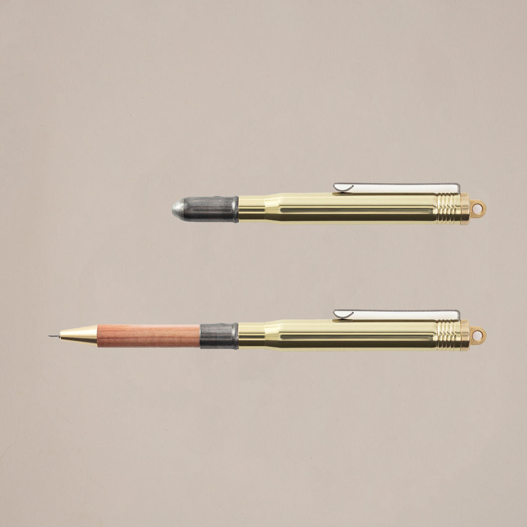 Traveler's Company brass ballpoint pen Japanese stationery gifts