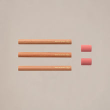Load image into Gallery viewer, TRC Traveler&#39;s Company brass pencil refills and eraser refills
